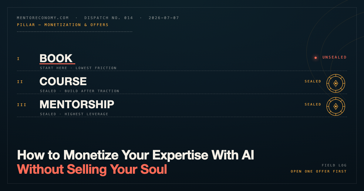 Cómo monetizar tu experiencia con IA (sin vender tu integridad)